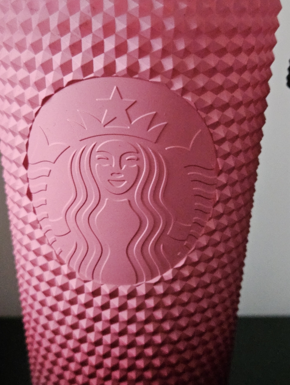 STARBUCKS TUMBLER SET PINK OMBRE 24 OZ AND DARK GREEN 16 OZ - Picture 3 of 7